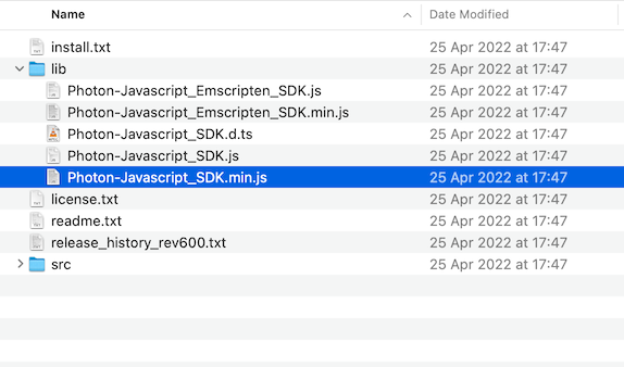 Unzip SDK