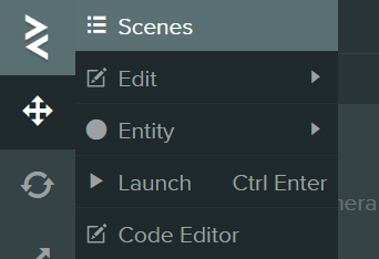 Menu - Scenes option